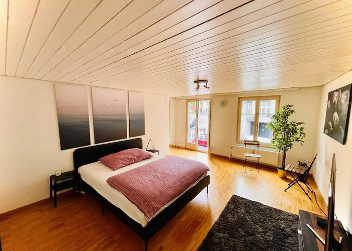 Newly Furnished Beautiful Old Building In The Center With Apple Tv O1 * St. Gallen